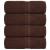 Prosoape cu săpun 4 buc maro 30x30 cm 360 g/m² 100% bumbac GartenMobel Dekor