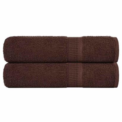 Prosoape de baie 2 buc maro 100x150 cm 360 g/m² 100% bumbac GartenMobel Dekor