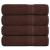 Prosoape de baie 4 buc maro 100x150 cm 360 g/m² 100% bumbac GartenMobel Dekor