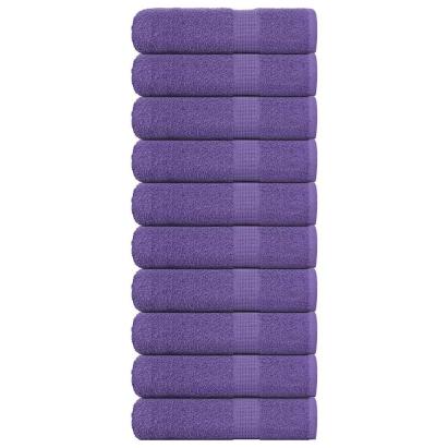 Prosoape de baie 10 buc Violet 100x150 cm 360 g/m² 100% bumbac GartenMobel Dekor