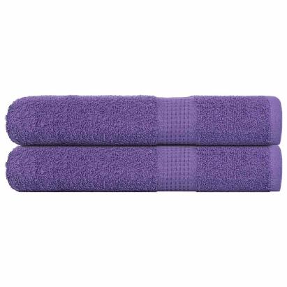 Prosoape pentru saună 2 buc Violet 360 g/m² 100% bumbac GartenMobel Dekor