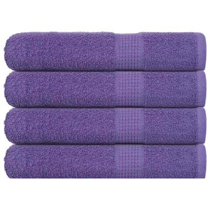Prosoape pentru saună 4 buc Violet 360 g/m² 100% bumbac GartenMobel Dekor