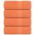 Prosoape cu săpun 4 buc Portocaliu 30x30cm 360 g/m² 100% bumbac GartenMobel Dekor