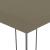 Pavilion de grădină cu șiruri de lumini LED, gri taupe 3x3m GartenMobel Dekor
