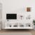 Set dulap TV, 4 piese, alb, lemn prelucrat GartenMobel Dekor