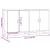 Dulap, stejar sonoma, 134x35x76 cm, lemn prelucrat GartenMobel Dekor