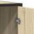 Dulap, stejar sonoma, 134x35x76 cm, lemn prelucrat GartenMobel Dekor