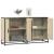 Dulap, stejar sonoma, 134x35x76 cm, lemn prelucrat GartenMobel Dekor