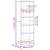 Bibliotecă, negru, 60x35x170,5 cm, lemn prelucrat GartenMobel Dekor