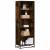 Bibliotecă, stejar fumuriu, 60x35x170,5 cm, lemn prelucrat GartenMobel Dekor