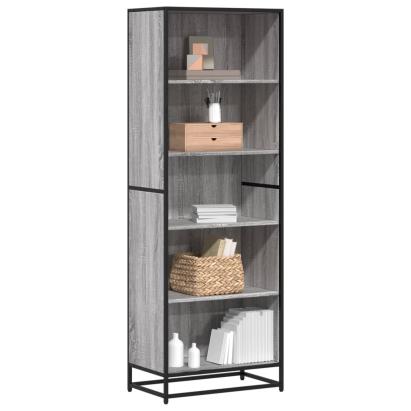 Bibliotecă, gri sonoma, 60x35x170,5 cm, lemn prelucrat GartenMobel Dekor