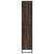 Bibliotecă, stejar maro, 60x35x170,5 cm, lemn prelucrat GartenMobel Dekor