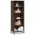 Bibliotecă, stejar maro, 60x35x170,5 cm, lemn prelucrat GartenMobel Dekor
