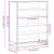 Pantofar, stejar fumuriu, 75x38x97,5 cm, lemn prelucrat/metal GartenMobel Dekor