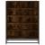 Pantofar, stejar fumuriu, 75x38x97,5 cm, lemn prelucrat/metal GartenMobel Dekor