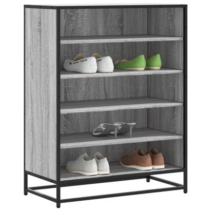 Pantofar, sonoma gri, 75x38x97,5 cm, lemn prelucrat/metal GartenMobel Dekor
