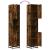 Dulap baie stejar fumuriu 35x37,5x188,5 cm lemn prelucrat/metal GartenMobel Dekor