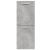 Set mobilier de baie, 5 piese, gri beton, lemn prelucrat GartenMobel Dekor