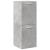 Set mobilier de baie, 4 piese, gri beton, lemn compozit GartenMobel Dekor