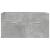 Set mobilier de baie, 4 piese, gri beton, lemn compozit GartenMobel Dekor