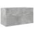 Set mobilier de baie, 5 piese, gri beton, lemn prelucrat GartenMobel Dekor