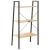 Raft cu 3 niveluri, maro deschis / negru, 56x35x108 cm GartenMobel Dekor