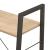Raft cu 3 niveluri, maro deschis / negru, 56x35x108 cm GartenMobel Dekor