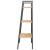Raft cu 3 niveluri, maro deschis / negru, 56x35x108 cm GartenMobel Dekor