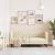 Canapea Chesterfield cu 2 locuri, crem, piele ecologică GartenMobel Dekor