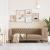 Canapea Chesterfield cu 2 locuri, cappuccino, piele ecologică GartenMobel Dekor