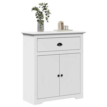 Dulap de hol „BODO” Alb 80x35x90 cm GartenMobel Dekor