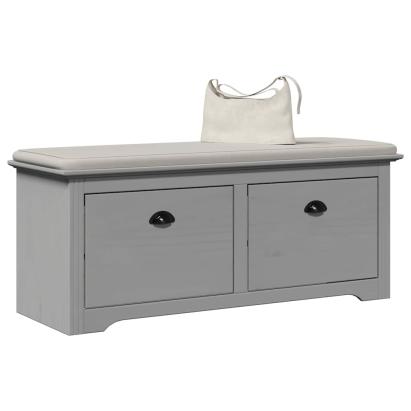 Bancă pentru hol „BODO” gri 114x40x45 cm GartenMobel Dekor