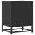 Noptiera neagra 40x31x50 cm lemn prelucrat si metal GartenMobel Dekor