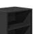 Noptiere 2 buc Negru 40x31x50 cm Lemn și metal prelucrat GartenMobel Dekor