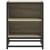 Noptiera din stejar Sonoma 40x31x50 cm lemn prelucrat si metal GartenMobel Dekor