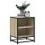 Noptiera din stejar Sonoma 40x31x50 cm lemn prelucrat si metal GartenMobel Dekor