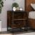 Noptiera stejar afumat 40x31x50 cm lemn prelucrat si metal GartenMobel Dekor