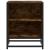 Noptiera stejar afumat 40x31x50 cm lemn prelucrat si metal GartenMobel Dekor