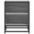 Noptiera gri Sonoma 40x31x50 cm lemn prelucrat si metal GartenMobel Dekor