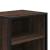 Noptiera din stejar maro 40x31x50 cm lemn prelucrat si metal GartenMobel Dekor