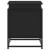 Cutie de depozitare cu capac negru 60x40x51,5 cm lemn prelucrat GartenMobel Dekor