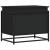Cutie de depozitare cu capac negru 60x40x51,5 cm lemn prelucrat GartenMobel Dekor
