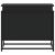 Cutie de depozitare cu capac negru 60x40x51,5 cm lemn prelucrat GartenMobel Dekor
