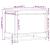 Cutie depozitare gri sonoma 60x40x51,5 cm lemn prelucrat GartenMobel Dekor