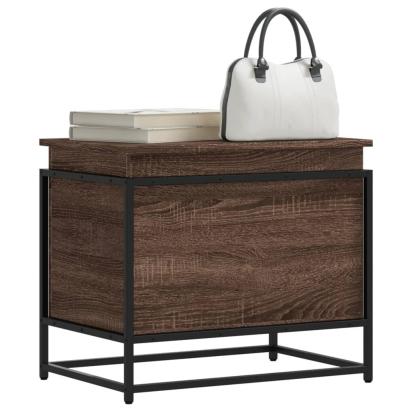 Cutie depozitare stejar maro 60x40x51,5 cm lemn prelucrat GartenMobel Dekor