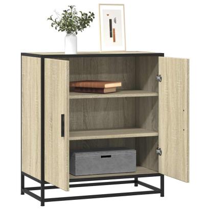 Dulap, stejar sonoma, 68x35x76 cm, lemn prelucrat și metal GartenMobel Dekor