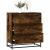 Dulap, stejar fumuriu, 68x35x76 cm, lemn prelucrat și metal GartenMobel Dekor
