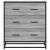 Dulap, gri sonoma, 68x35x76 cm, lemn prelucrat și metal GartenMobel Dekor