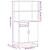 Dulapuru Stejar Sonoma 68x35x139 cm lemn și metal prelucrat GartenMobel Dekor