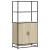 Dulapuru Stejar Sonoma 68x35x139 cm lemn și metal prelucrat GartenMobel Dekor